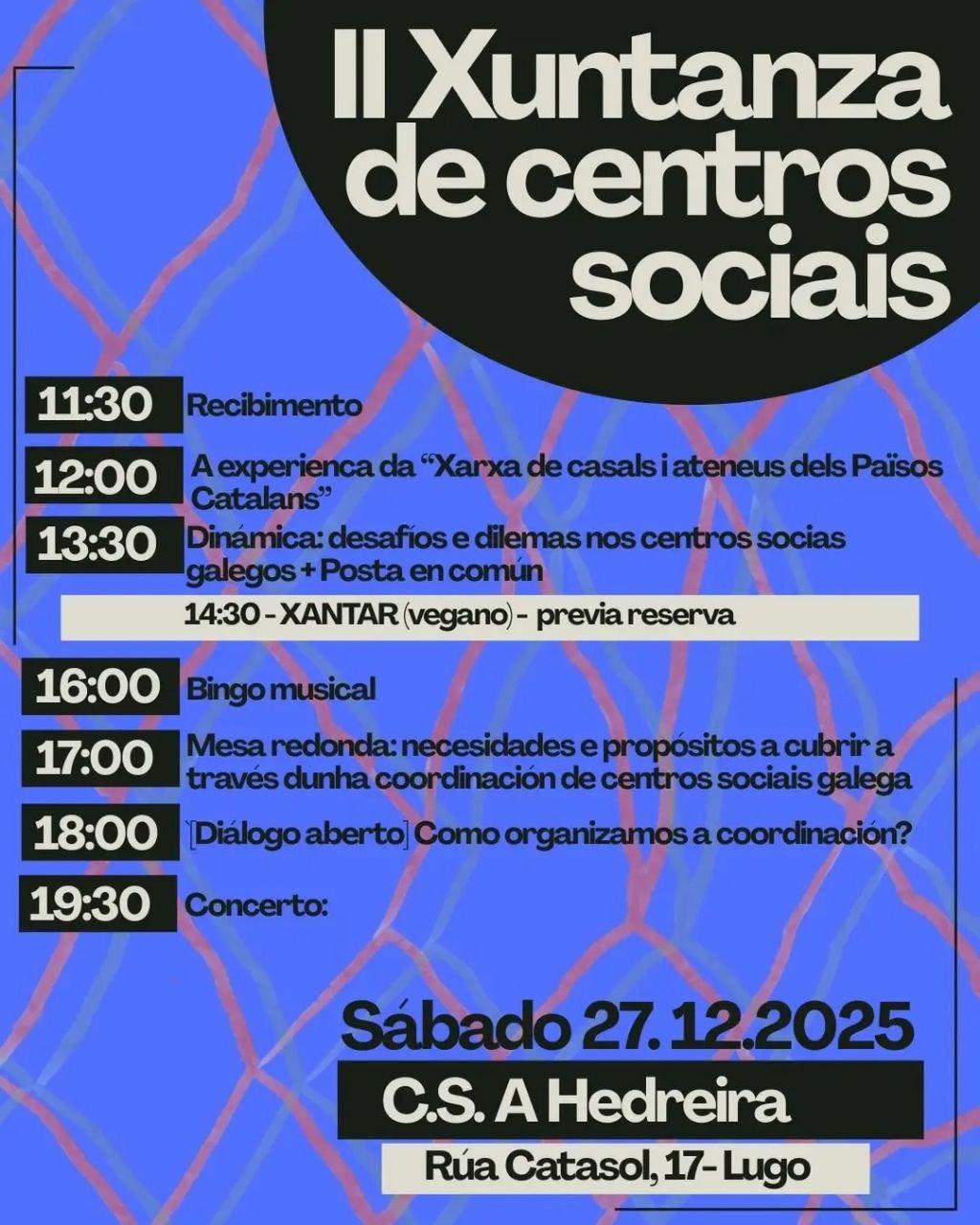 II Xuntanza de centros sociais